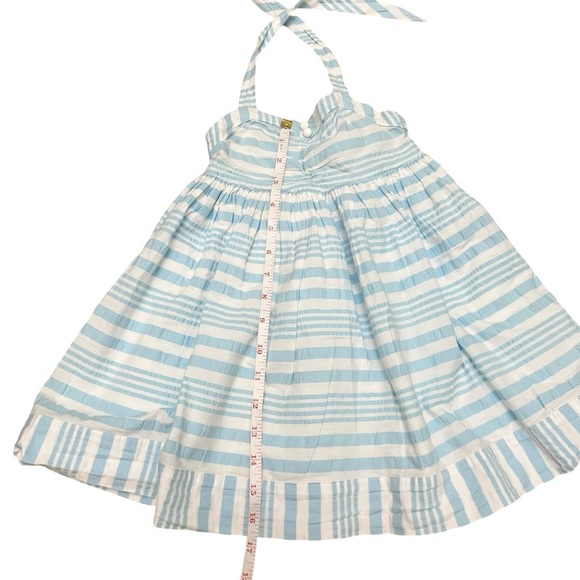 Janie and Jack| Toddler Seersucker Stripe Halter Dress Girl- Size 18-24 months - Picture 8 of 8
